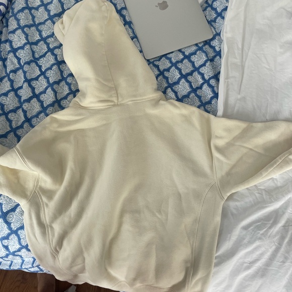 Champion Pale Yellow / Off-White Sweatshirt - Picture 2 of 2